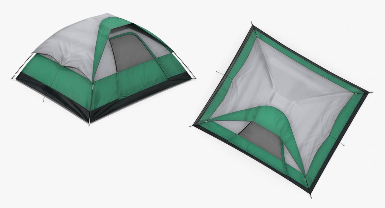 3D Camping Tents Collection 3