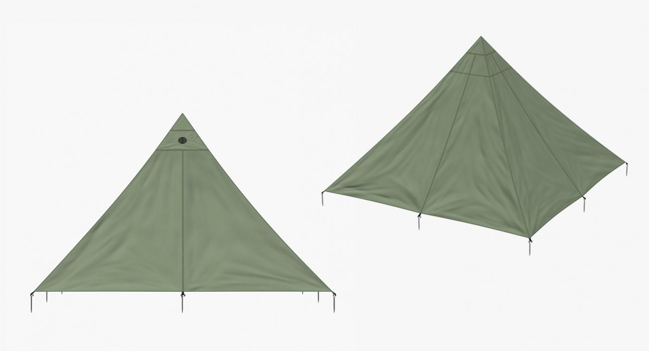 3D Camping Tents Collection 3