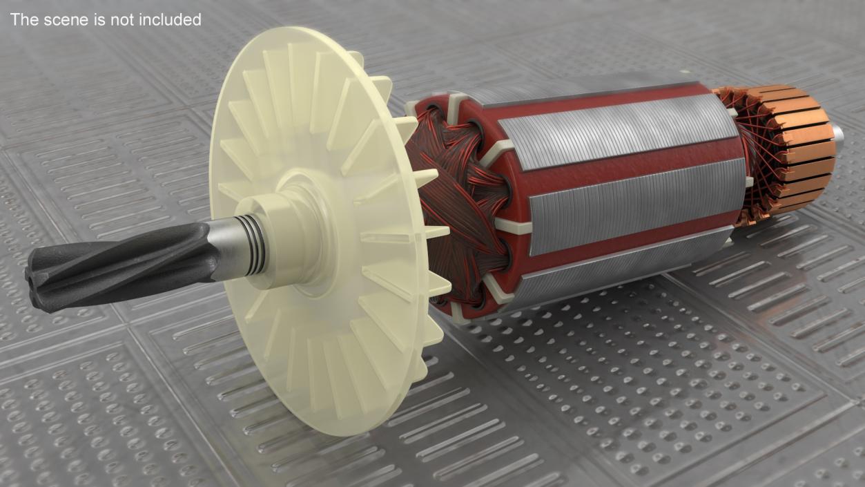 3D model Electric Motor Rotor