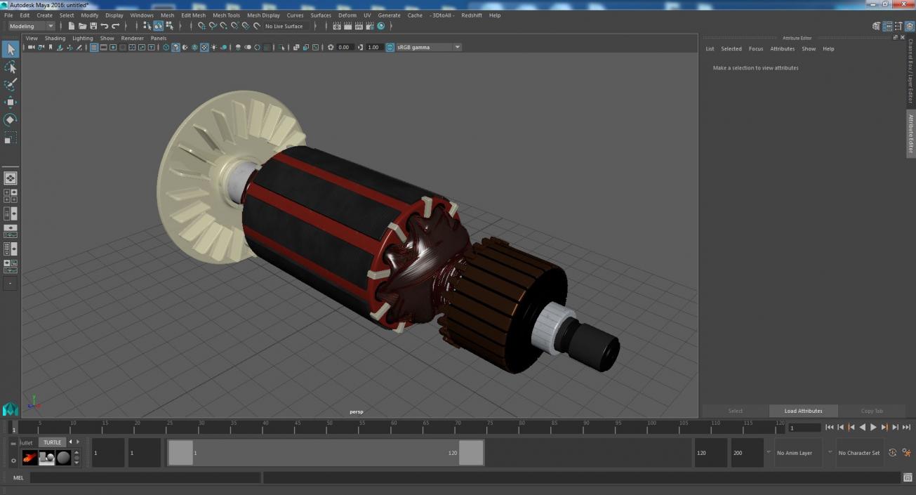 3D model Electric Motor Rotor