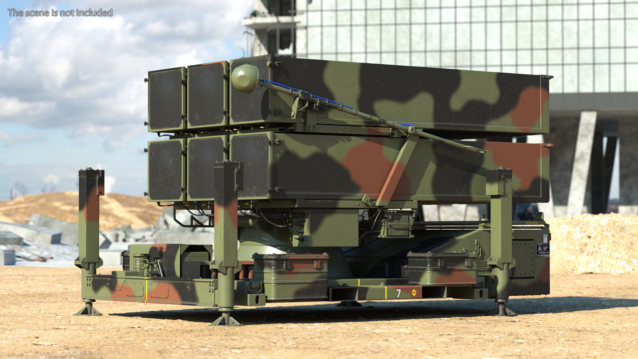 3D NASAMS Air Defense System Camouflage