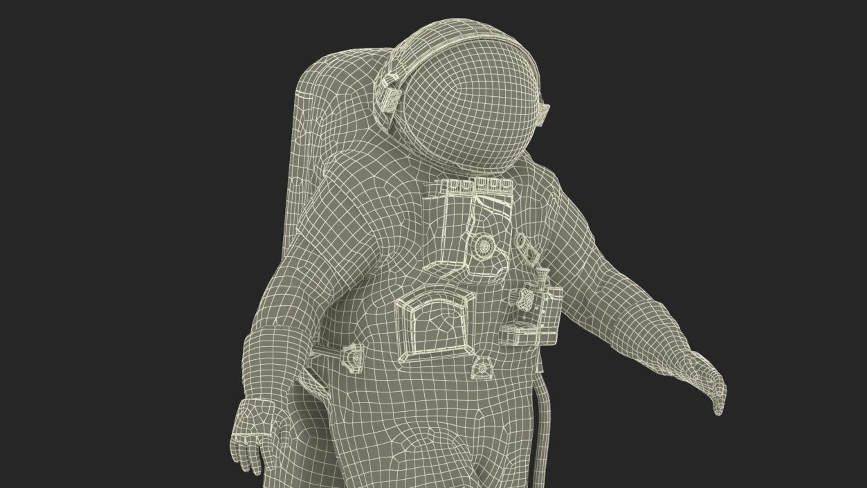 3D China Feitian Space Suit Rigged