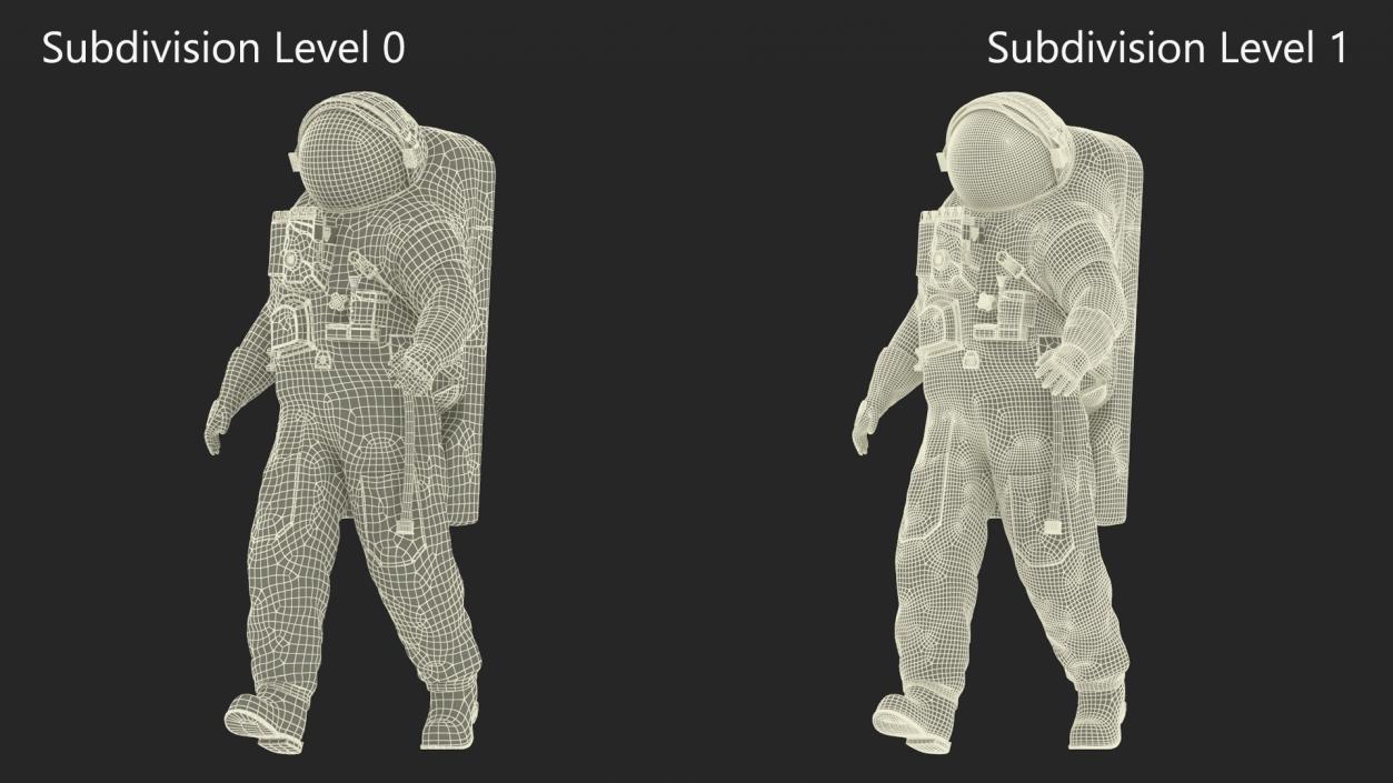 3D China Feitian Space Suit Rigged