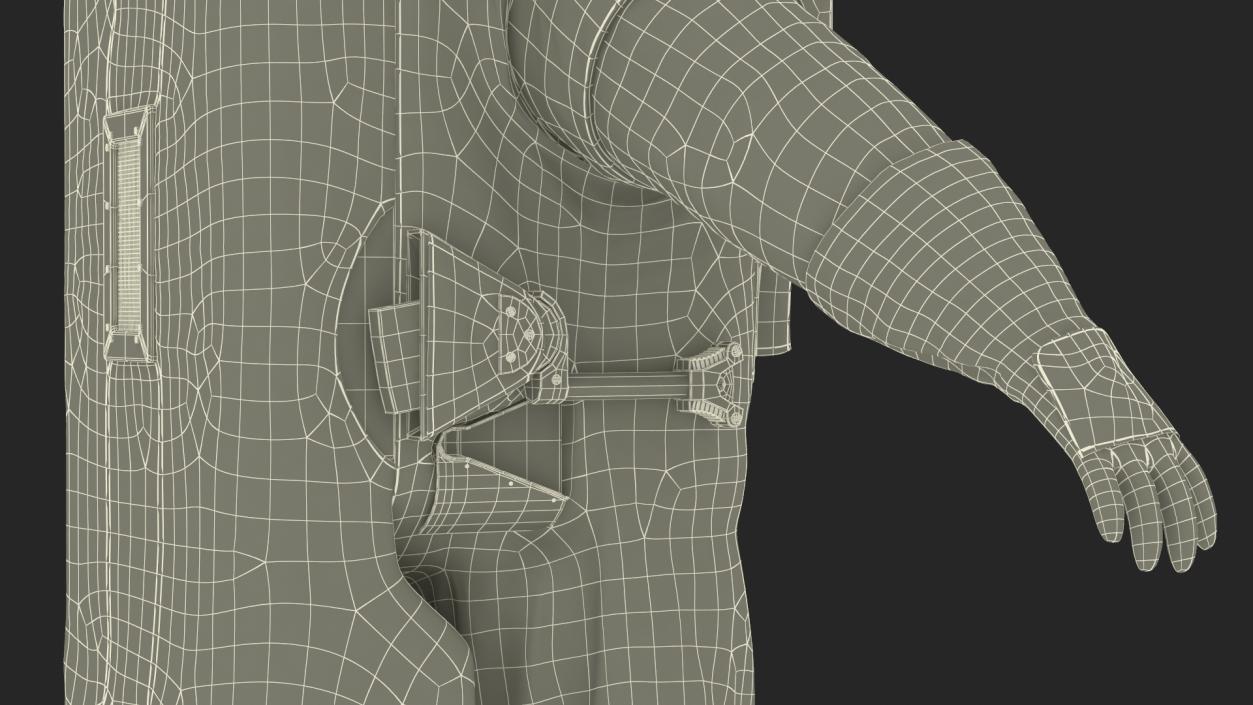 3D China Feitian Space Suit Rigged