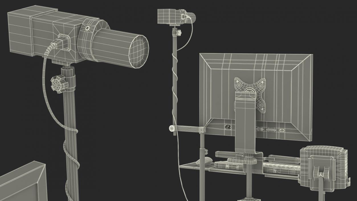 Electroencephalography EEG Machine 3D model