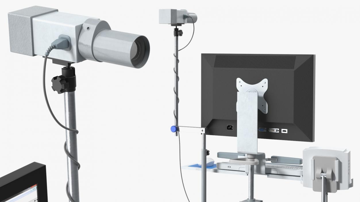 Electroencephalography EEG Machine 3D model