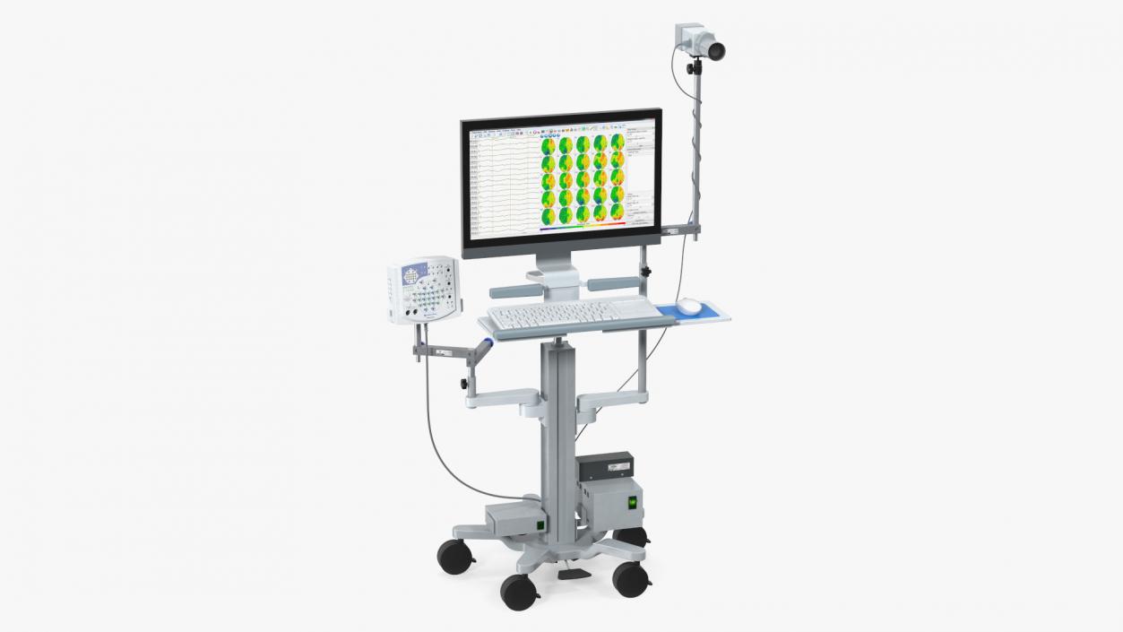 Electroencephalography EEG Machine 3D model