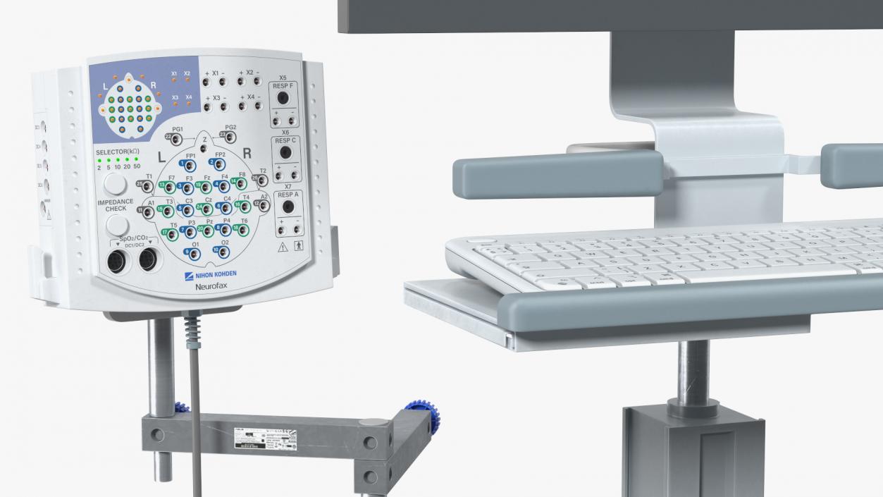 Electroencephalography EEG Machine 3D model