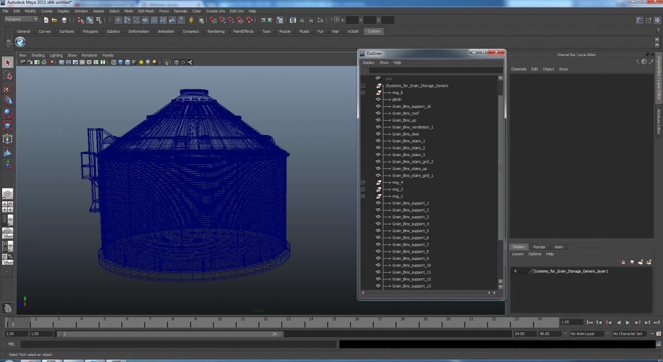 3D Systems for Grain Storage Generic model