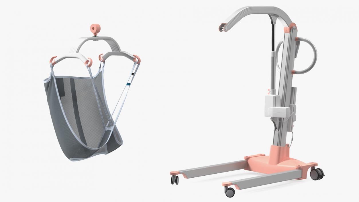 3D Patient Lift with Sling model