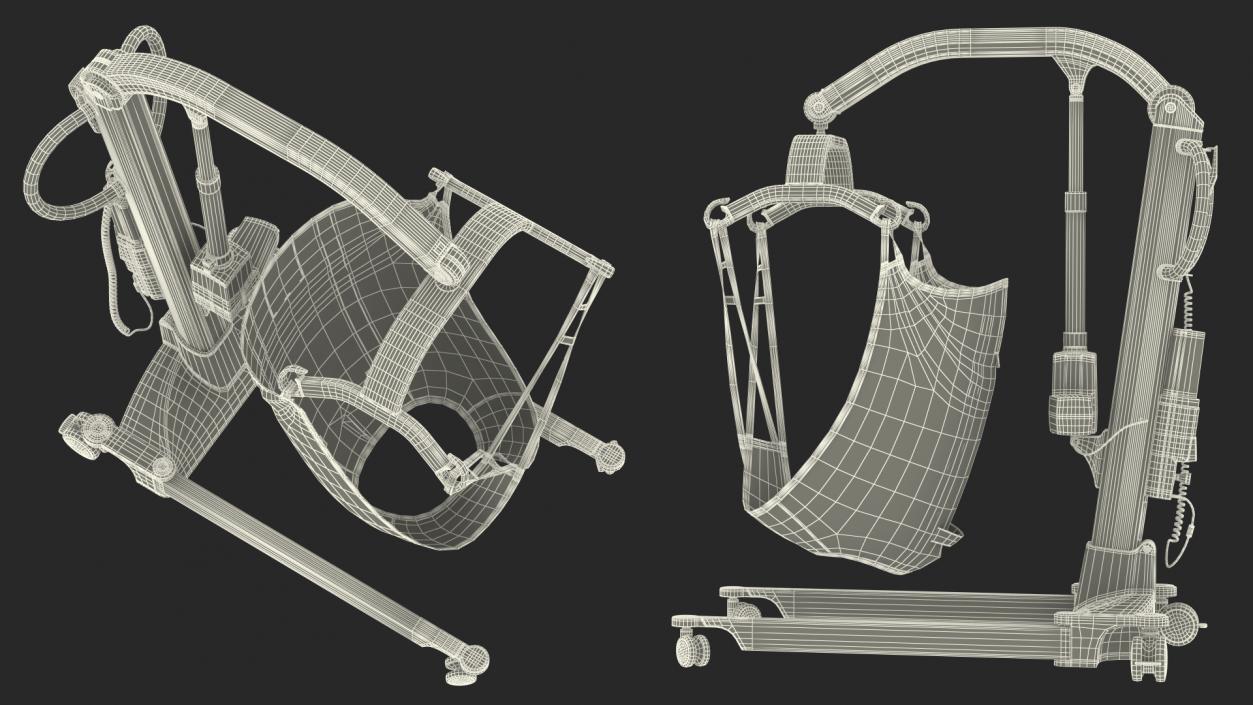 3D Patient Lift with Sling model