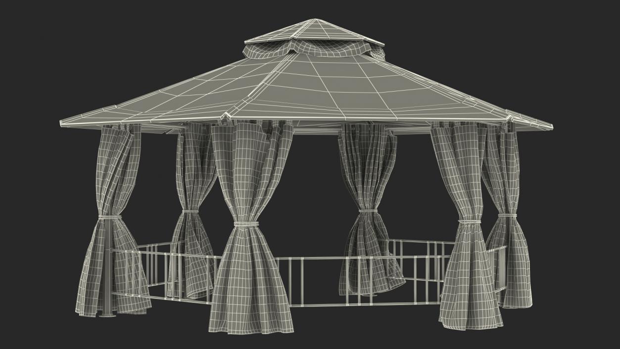 3D model Garden Fabric Canopy