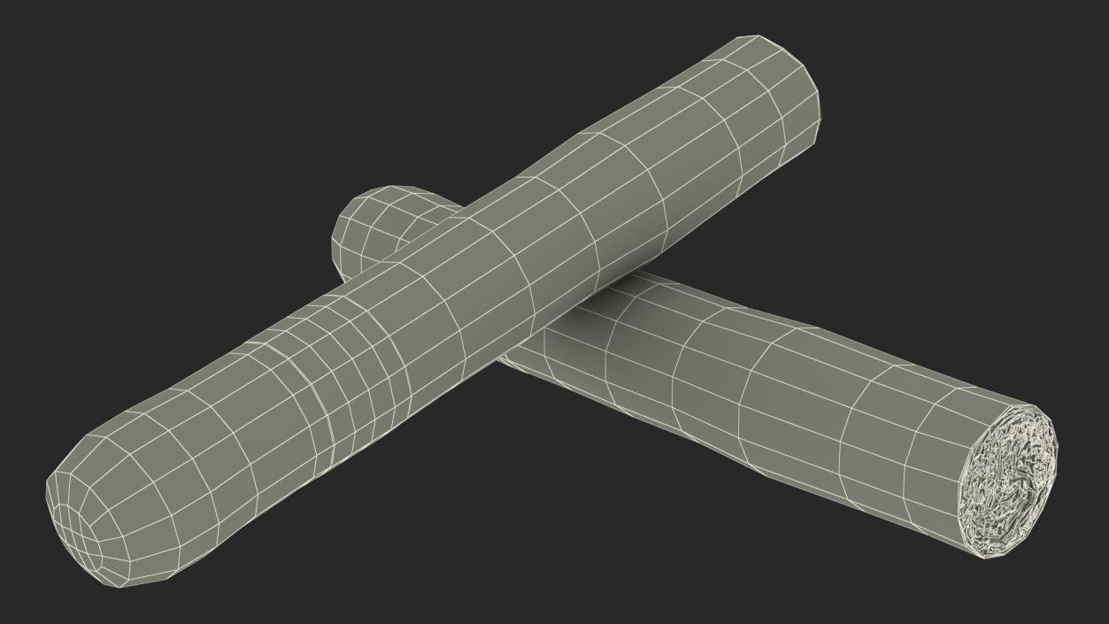 3D Cigar Thick 2 model