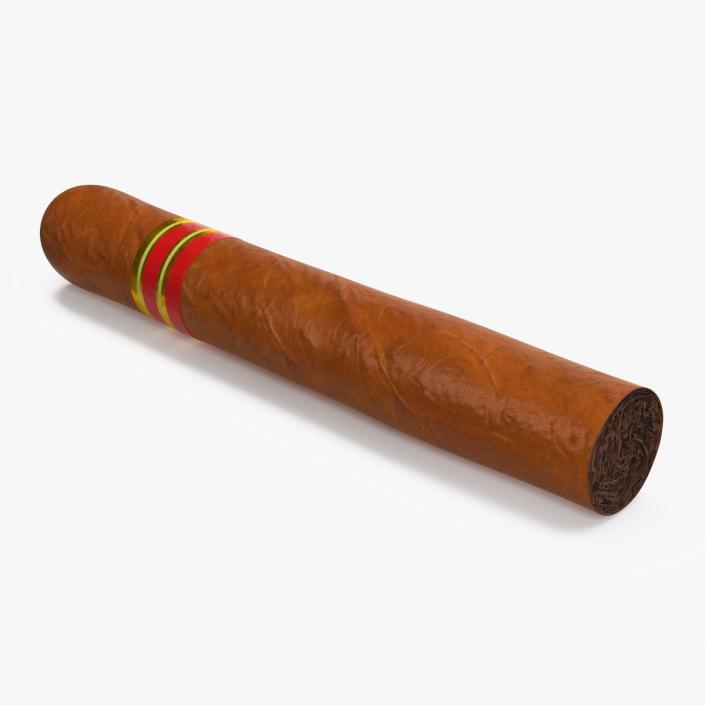 3D Cigar Thick 2 model