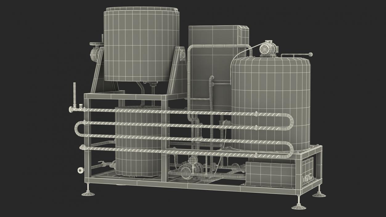 3D Impiantinox Pocket Brau Microbrewery