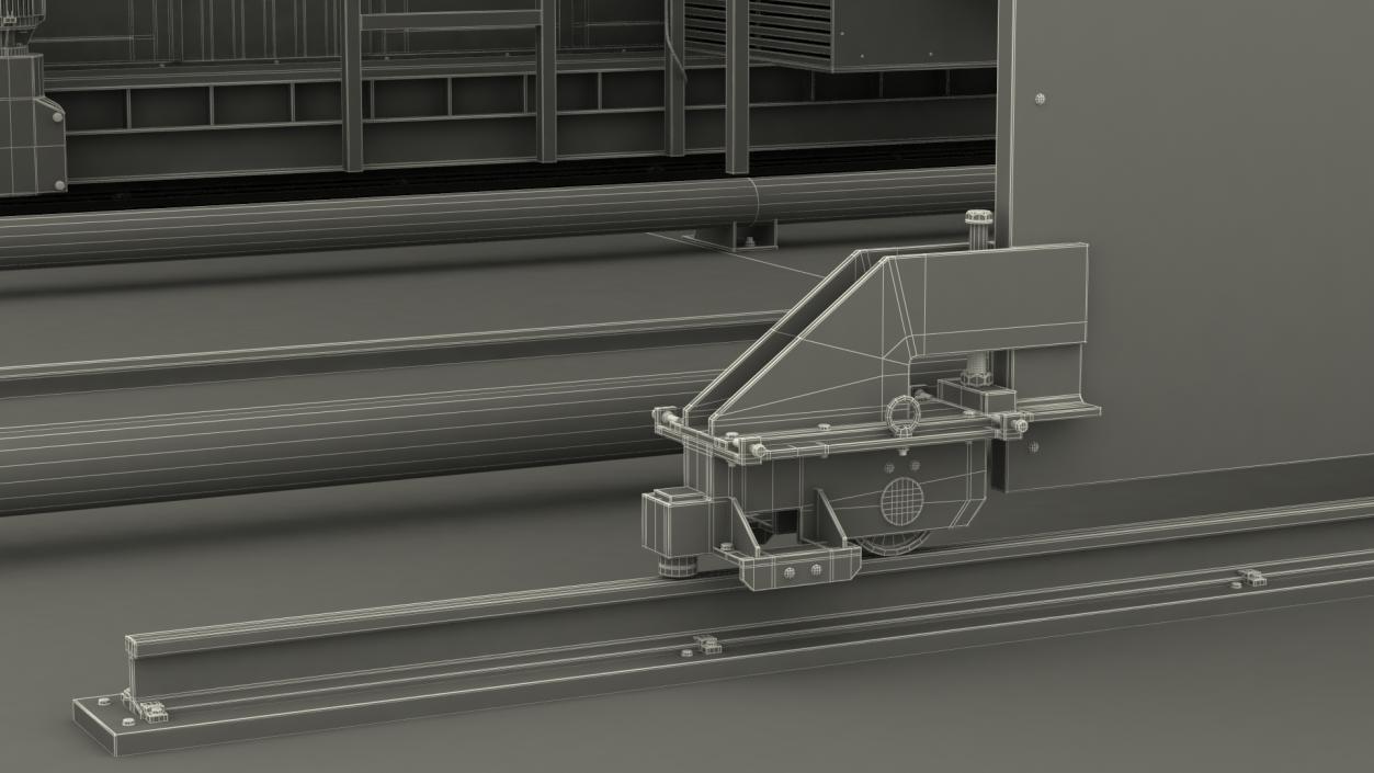 3D Gantry Inspection System Rigged