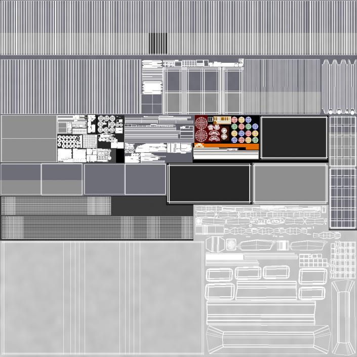 3D Gantry Inspection System Rigged