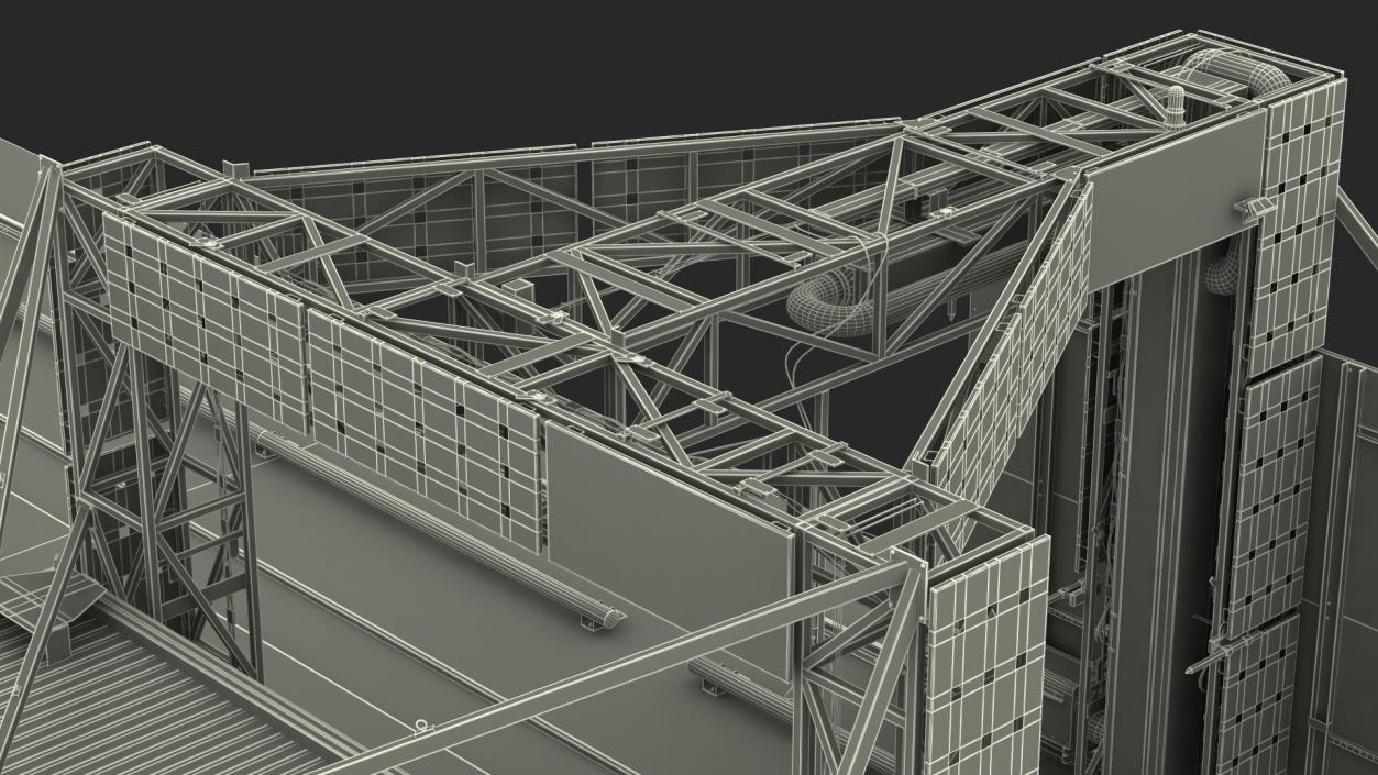 3D Gantry Inspection System Rigged