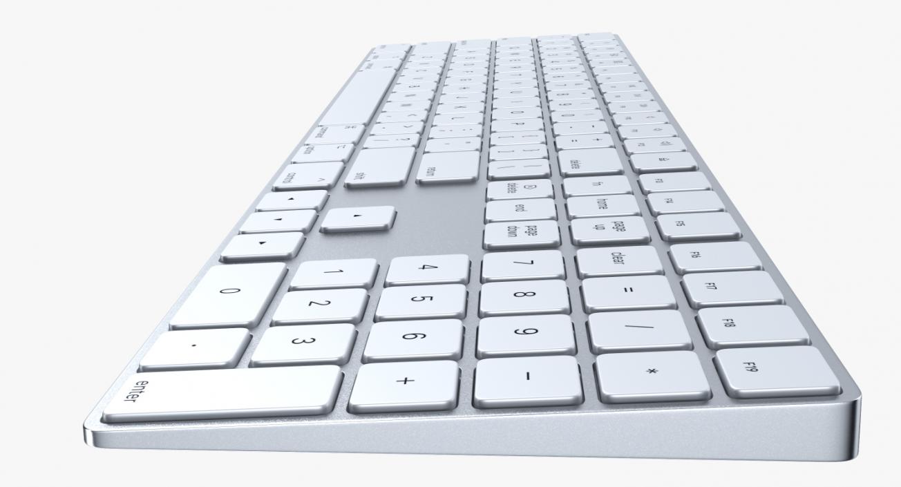 3D model Apple Wireless Keyboards 3D Models Collection