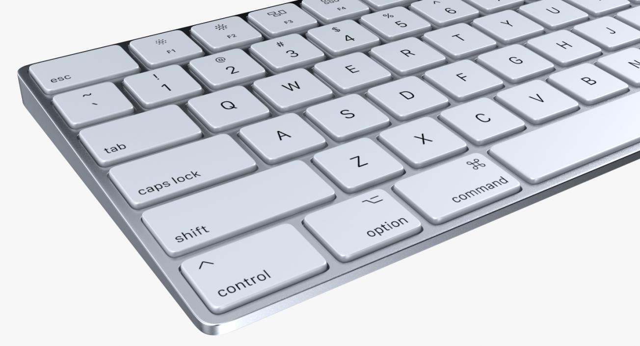 3D model Apple Wireless Keyboards 3D Models Collection