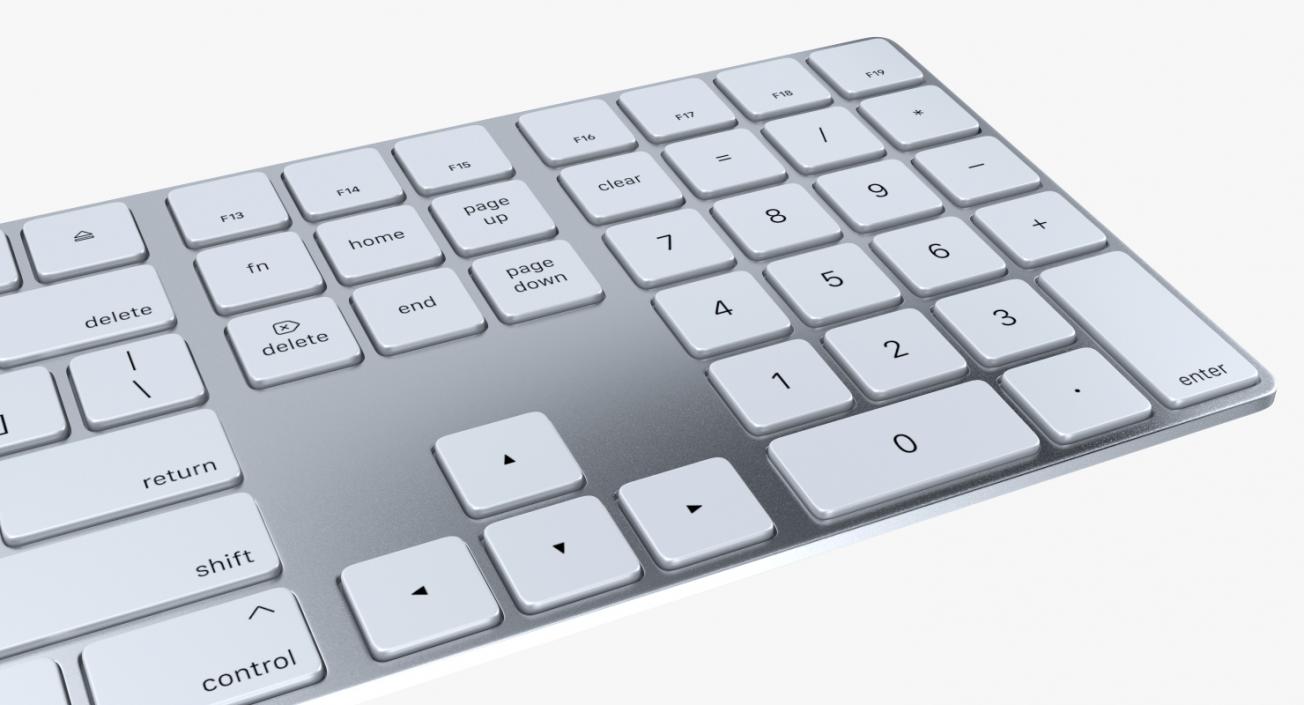 3D model Apple Wireless Keyboards 3D Models Collection