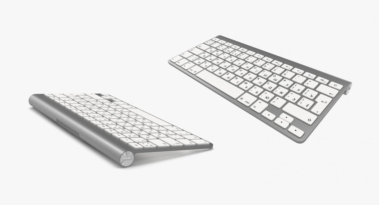 3D model Apple Wireless Keyboards 3D Models Collection