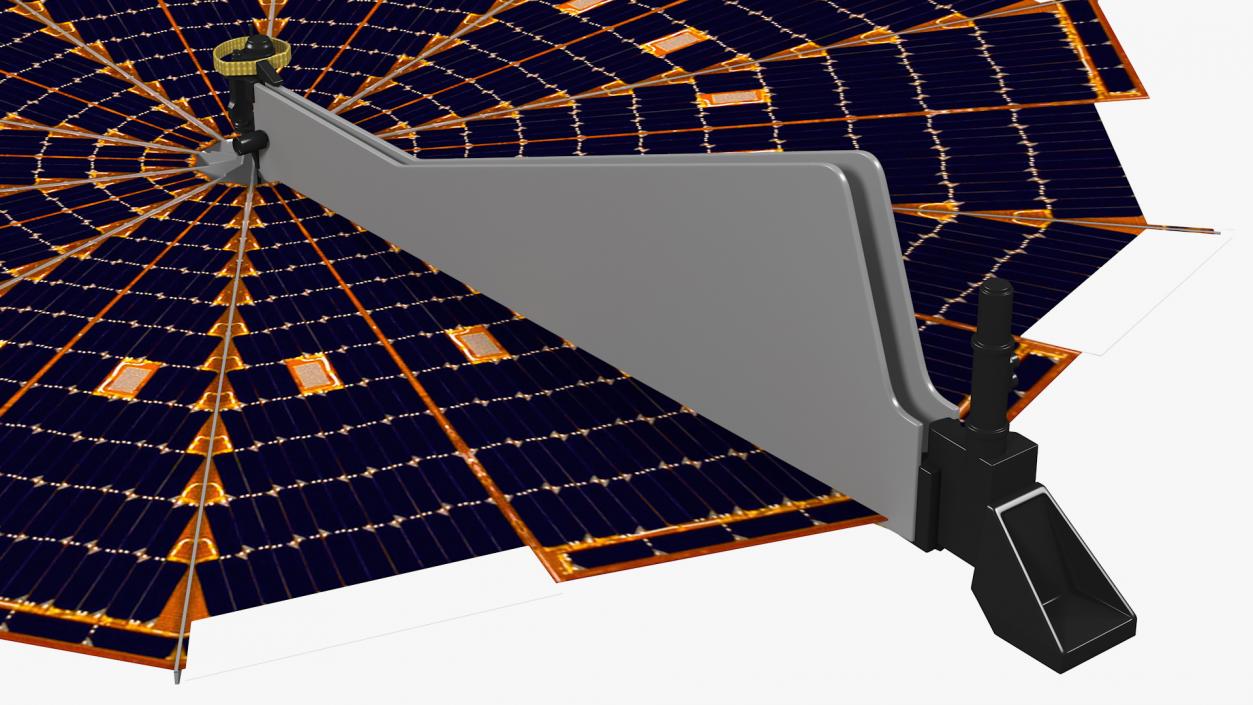 3D Lander Solar Array model