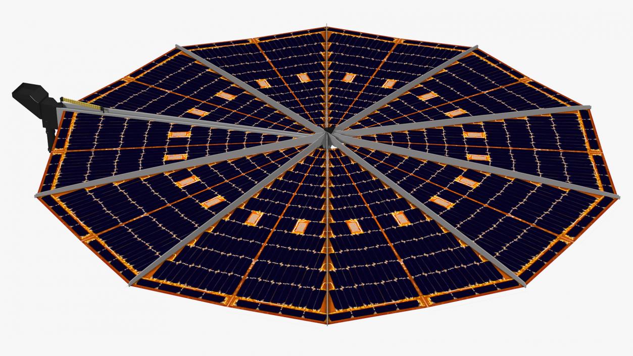 3D Lander Solar Array model