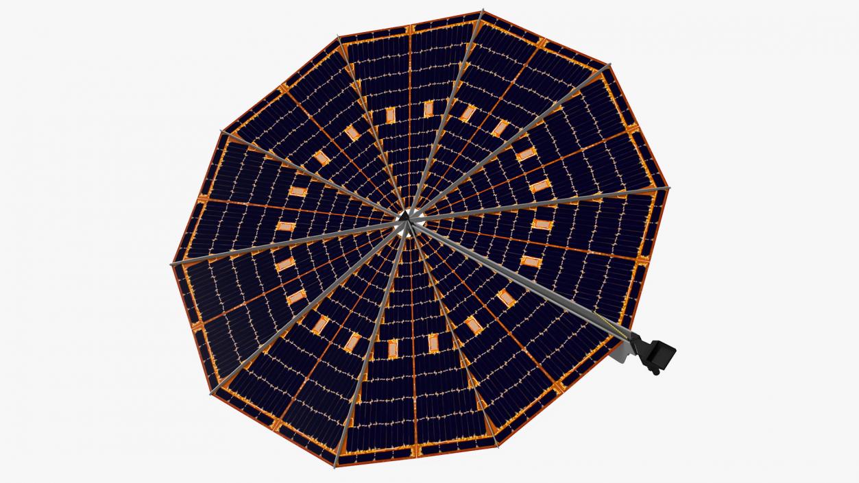 3D Lander Solar Array model