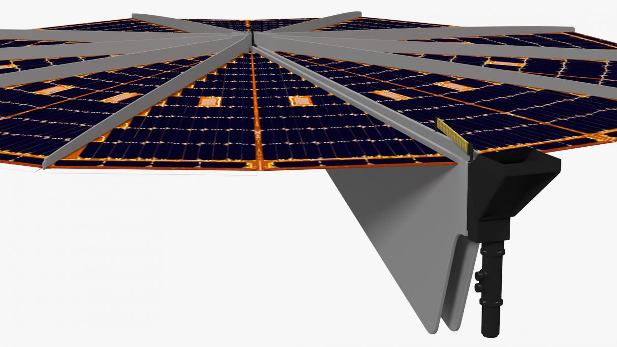 3D Lander Solar Array model