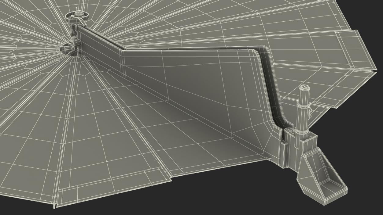 3D Lander Solar Array model