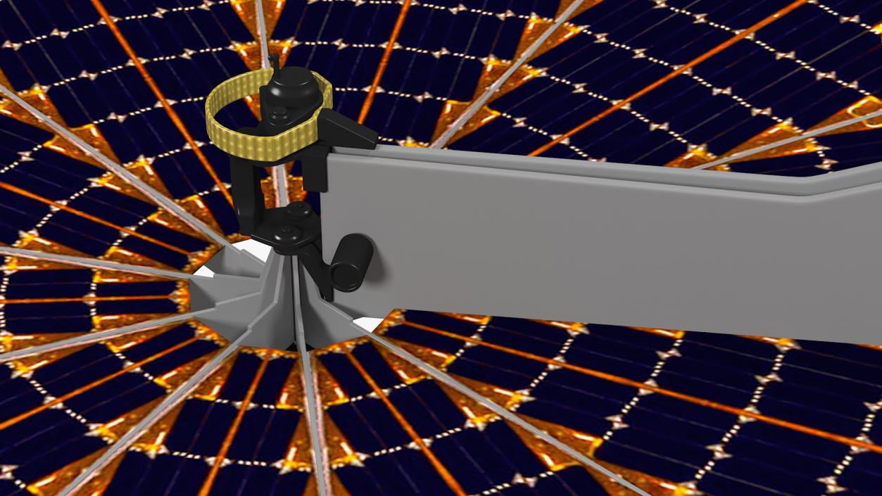 3D Lander Solar Array model