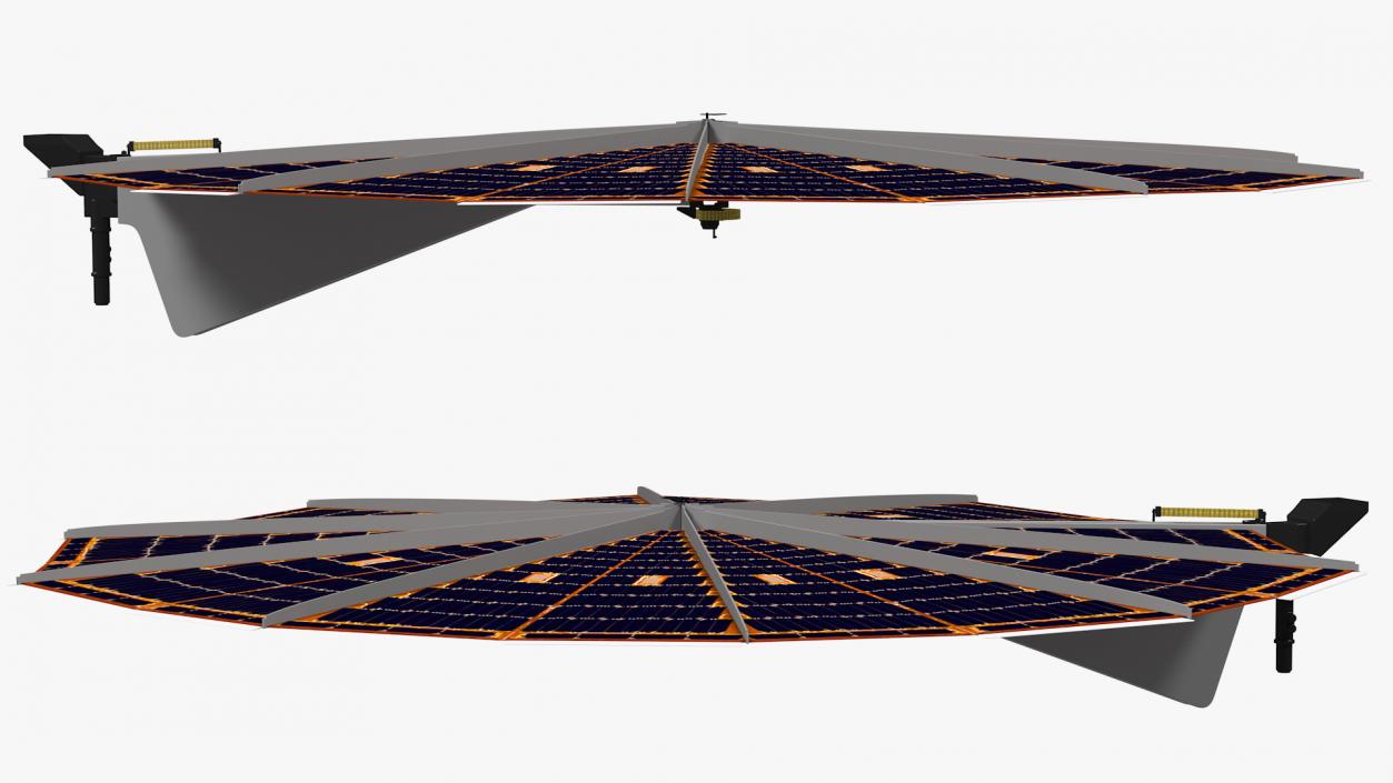 3D Lander Solar Array model