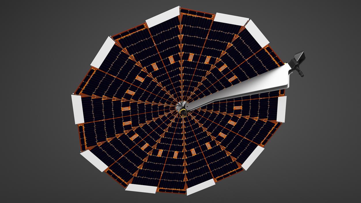 3D Lander Solar Array model