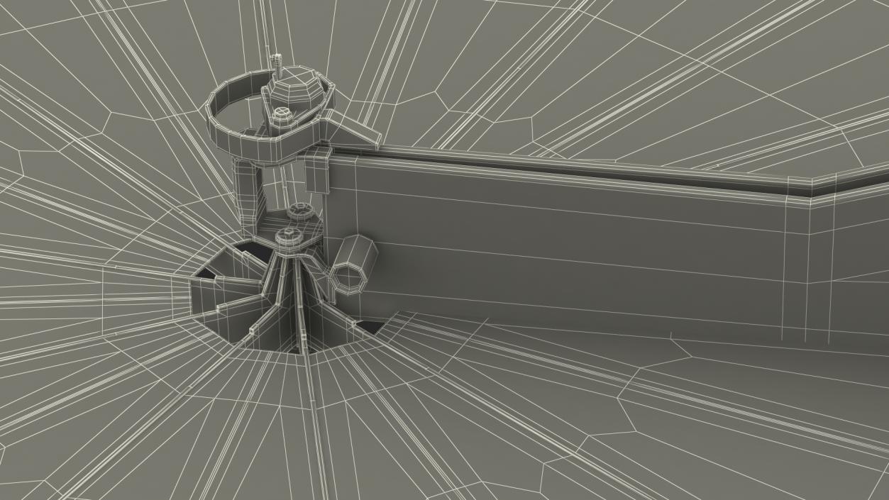 3D Lander Solar Array model