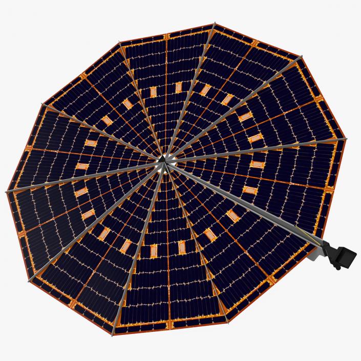 3D Lander Solar Array model