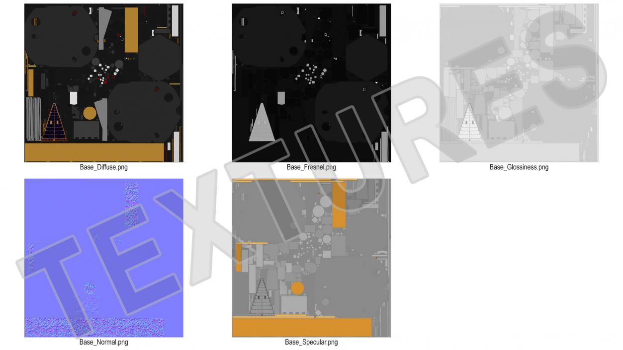 3D Lander Solar Array model