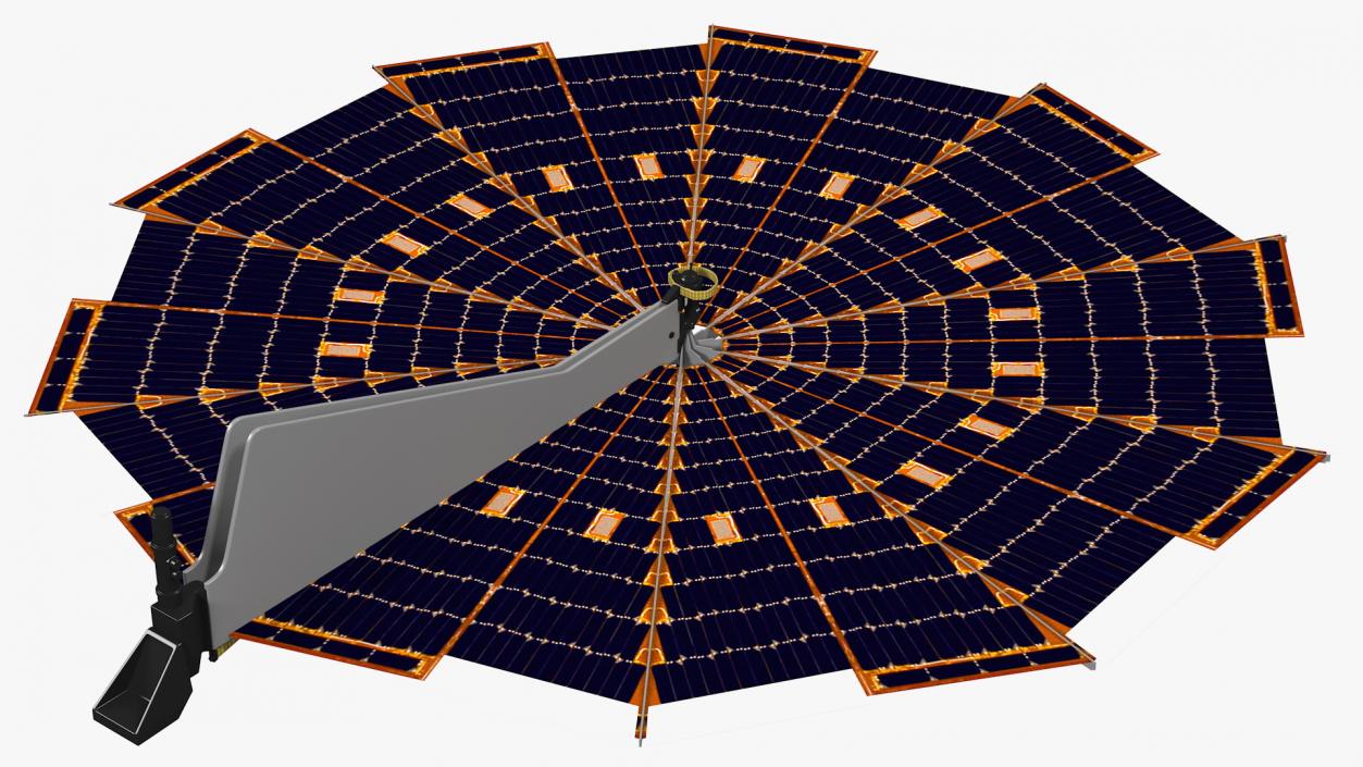 3D Lander Solar Array model