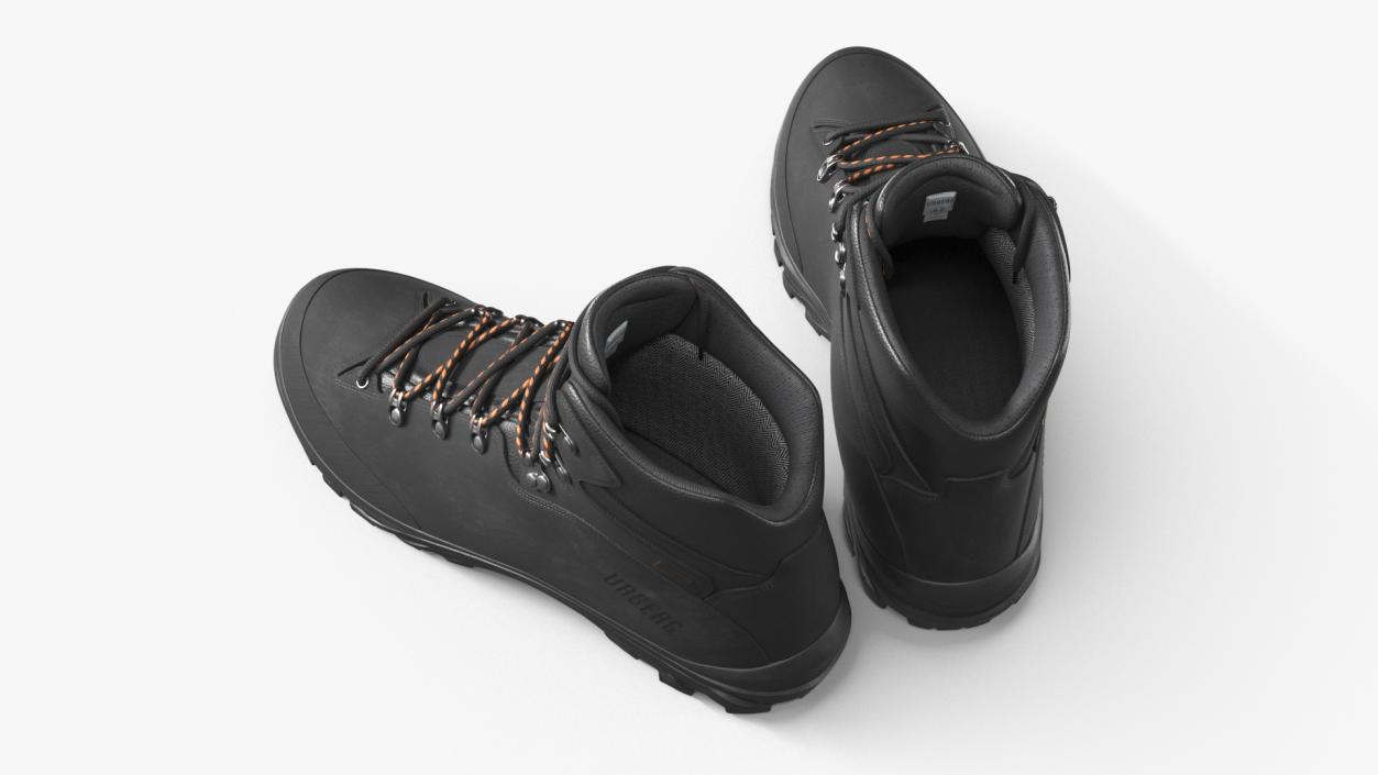 Urberg Boots for Hiking Black 3D model