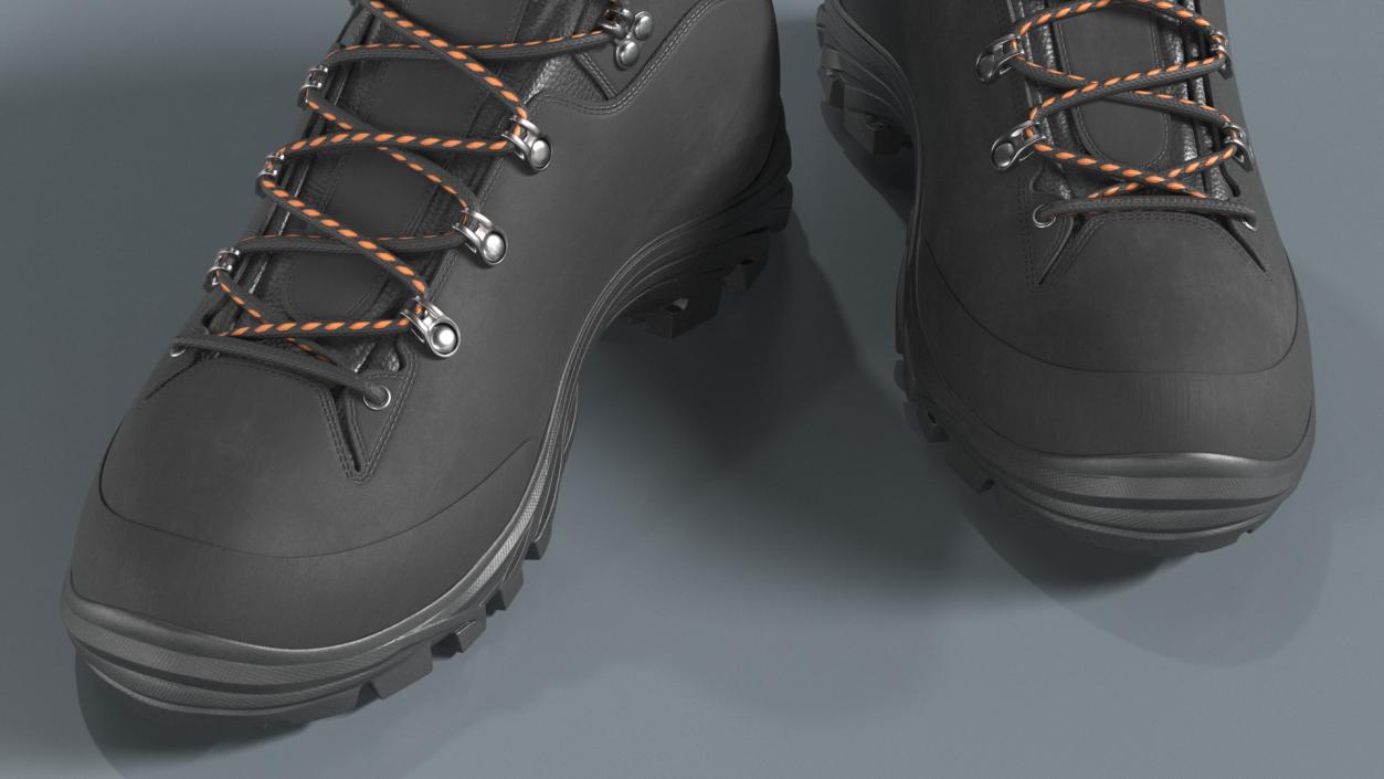 Urberg Boots for Hiking Black 3D model