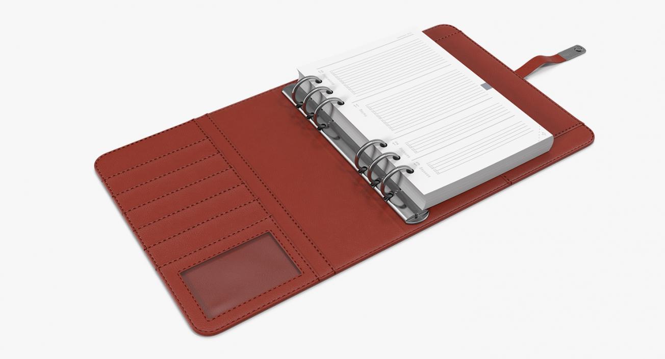 3D model Open Weekly Organizer Red