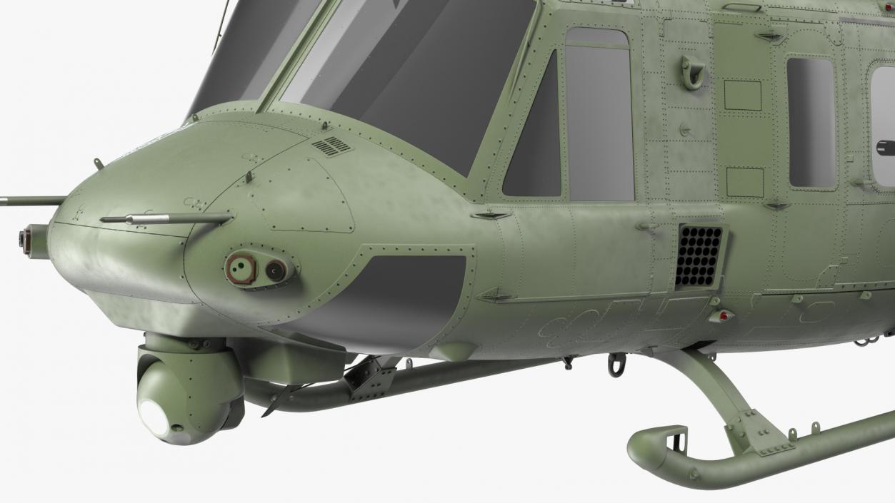 3D Military Medium Utility Helicopter Exterior Only model