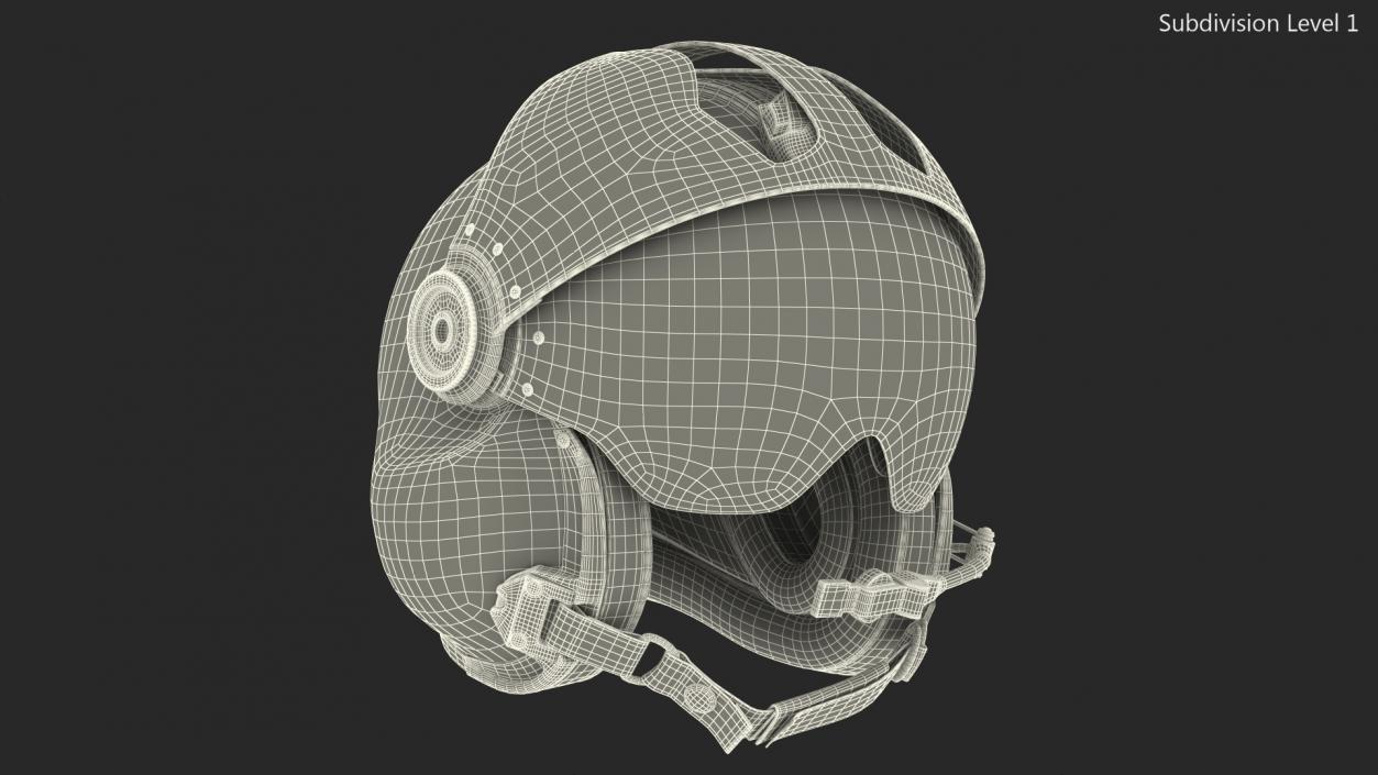 3D model Helicopter Helmet Generic