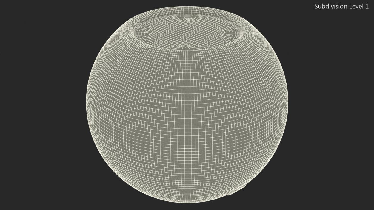 3D Voice Assistant Speaker model