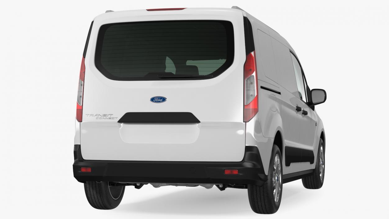 3D model Ford Transit Connect Tailgate White