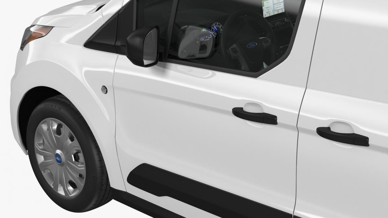 3D model Ford Transit Connect Tailgate White