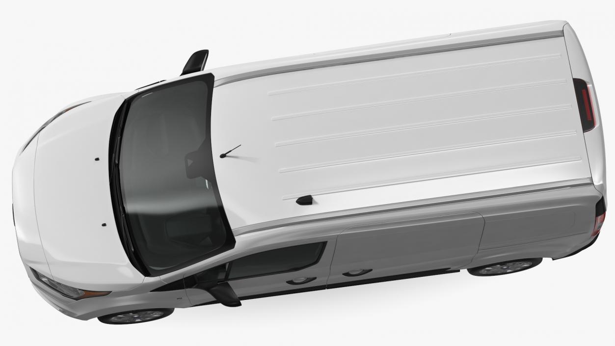 3D model Ford Transit Connect Tailgate White