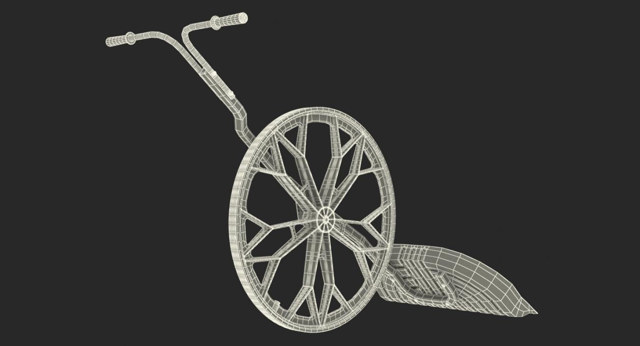 Wheeled Snow Shovel Snow Wolf 3D model