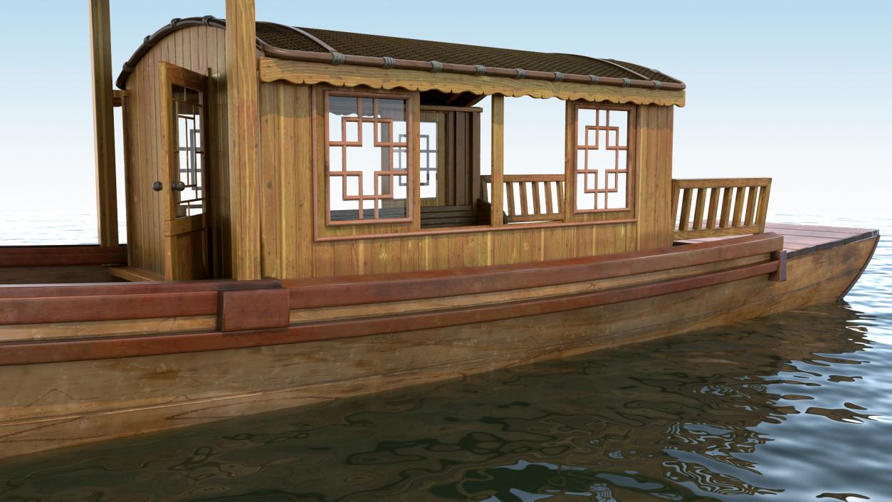 Wooden Traditional Boats Collection 2 3D