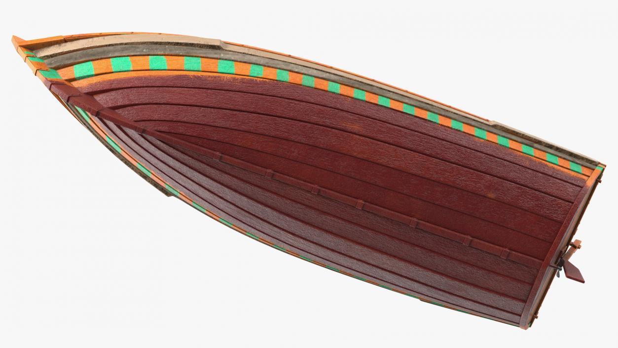 Wooden Traditional Boats Collection 2 3D